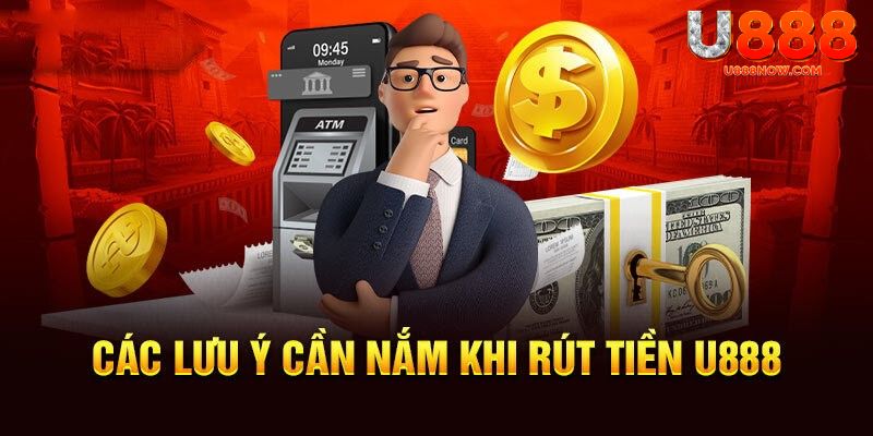 Lưu ý quan trọng khi thực hiện rút tiền U888